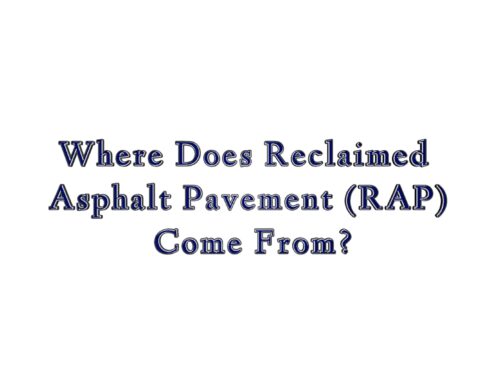 Video: Where does reclaimed asphalt pavement (RAP) come from?