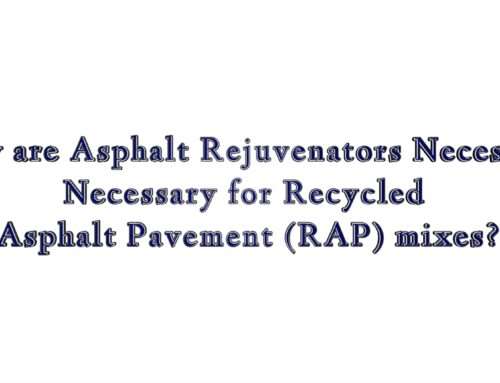 Video: Why are Asphalt Rejuvenators Necessary for Reclaimed Asphalt Pavement (RAP) Mixes?