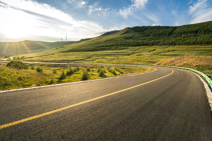 Grasslands and Road