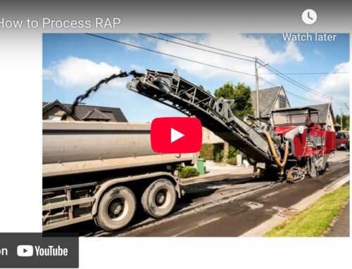 VIDEO: How to Process Reclaimed Asphalt Pavement (RAP)