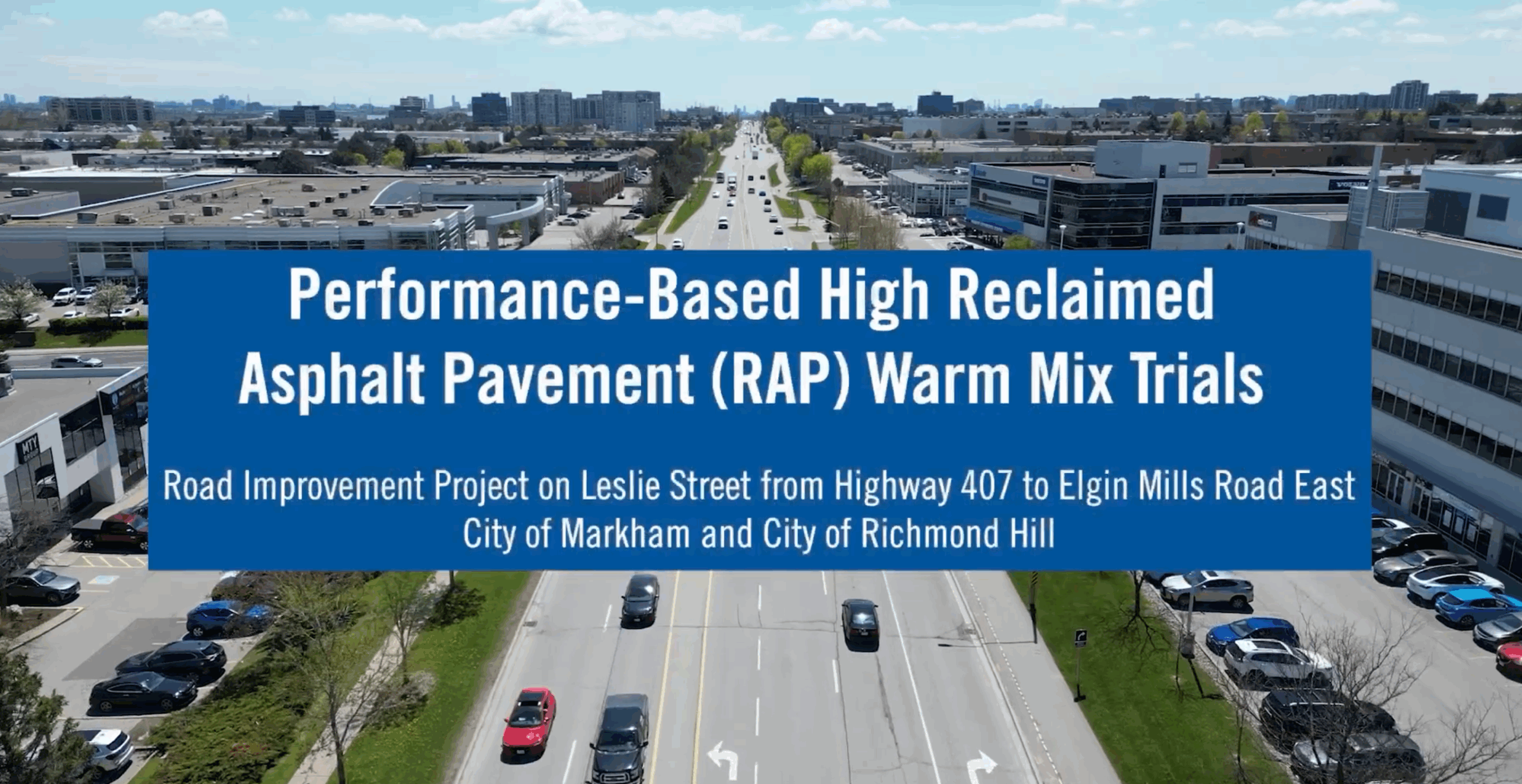 Sripath supports RAP trial in York Region Canada.