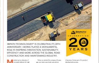 Sripath Technologies’ 20-year anniversary featured in the February 2026 issue of Roads & Infrastructure Australia.